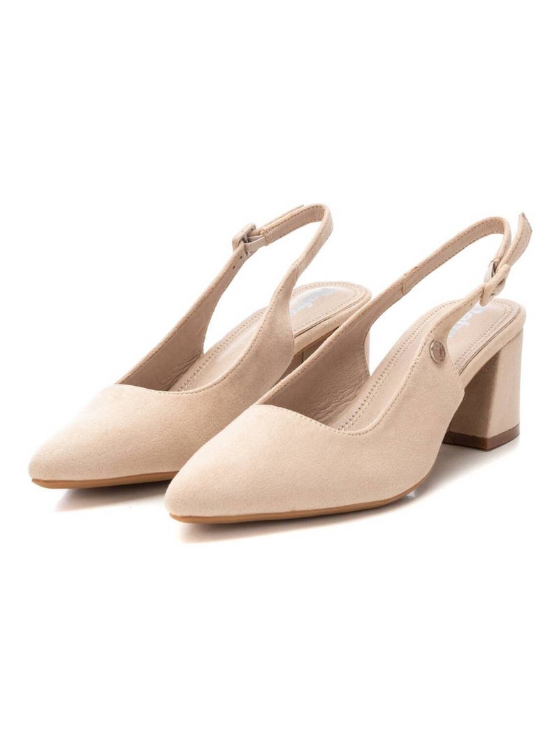 Escarpins femme ouverts à l’arrière Beige - Kiabi