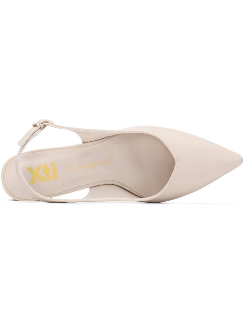 Escarpins femme ouverts à l’arrière Beige - Kiabi
