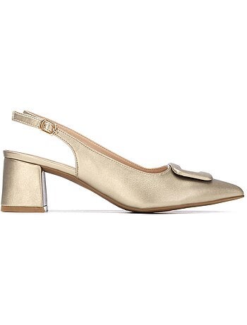 Escarpins femme ouverts à l’arrière
