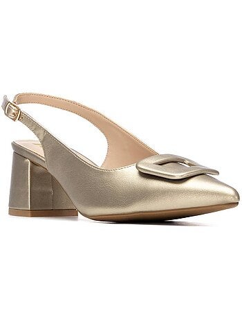 Escarpins femme ouverts à l’arrière