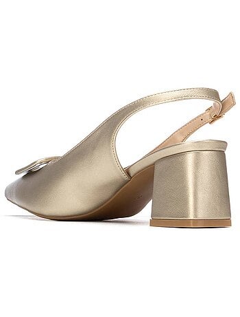 Escarpins femme ouverts à l’arrière