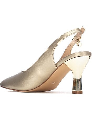 Escarpins femme ouverts à l’arrière