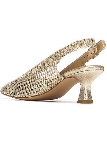 Escarpins femme ouverts à l’arrière