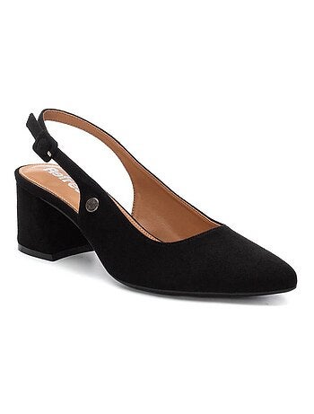 Escarpins femme ouverts à l’arrière