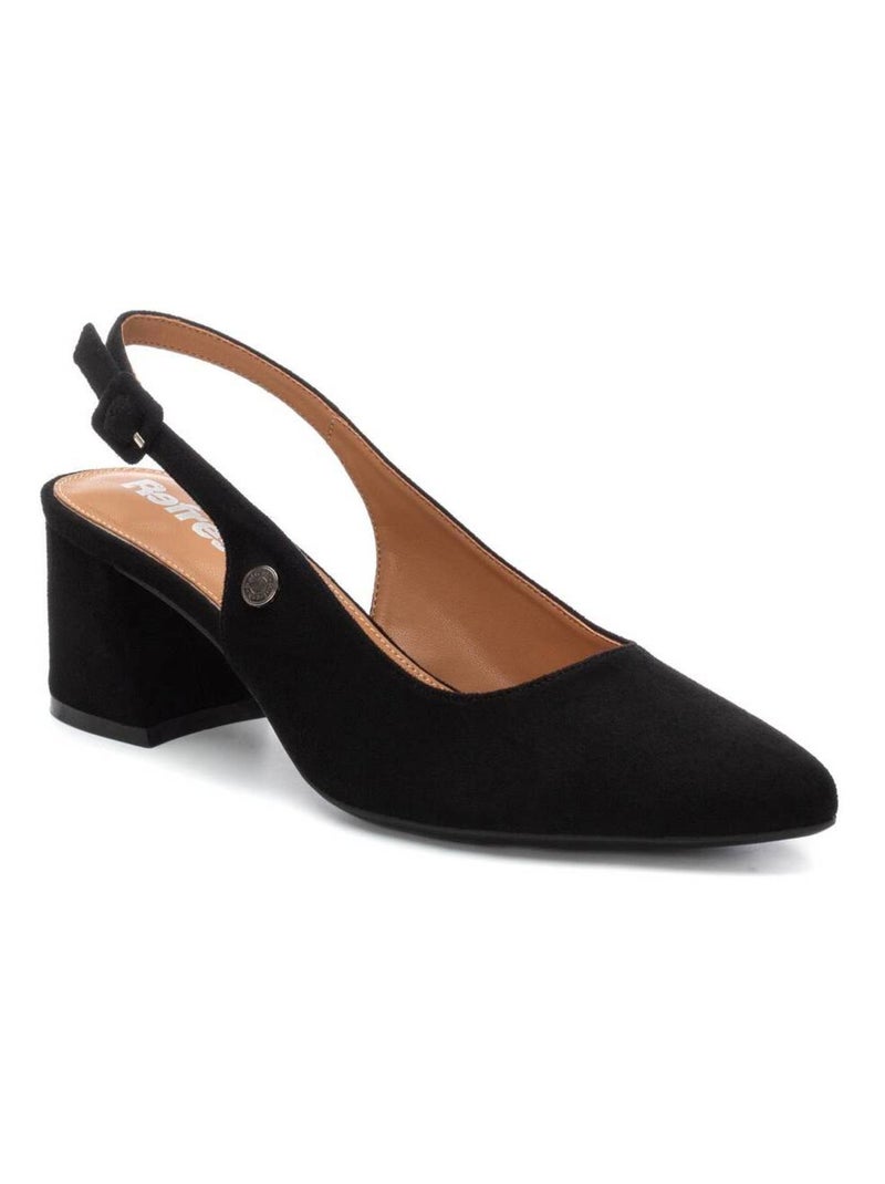 Escarpins femme ouverts à l’arrière Noir - Kiabi