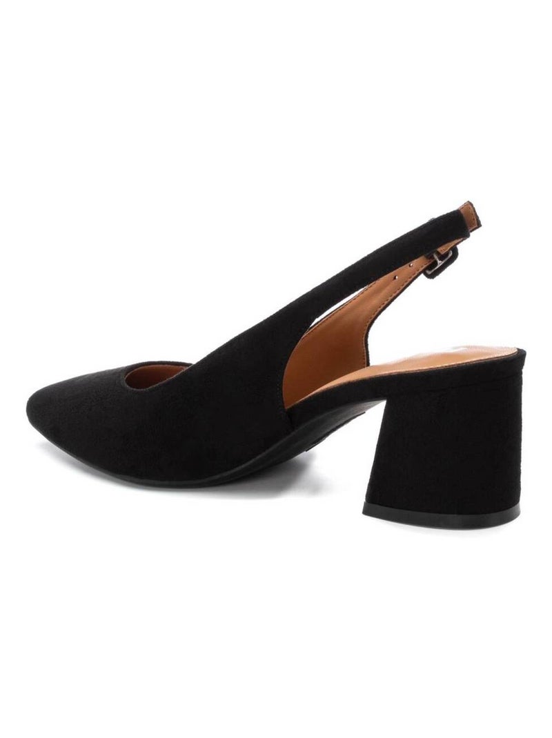 Escarpins femme ouverts à l’arrière Noir - Kiabi