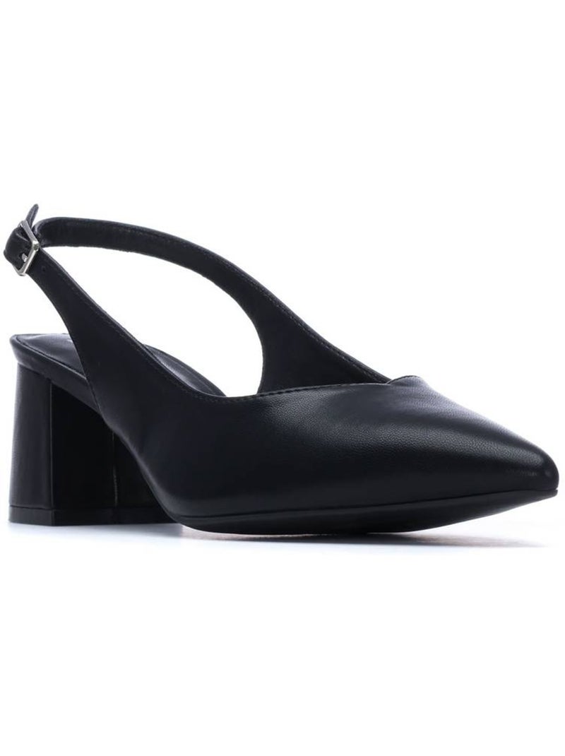 Escarpins femme ouverts à l’arrière Noir - Kiabi