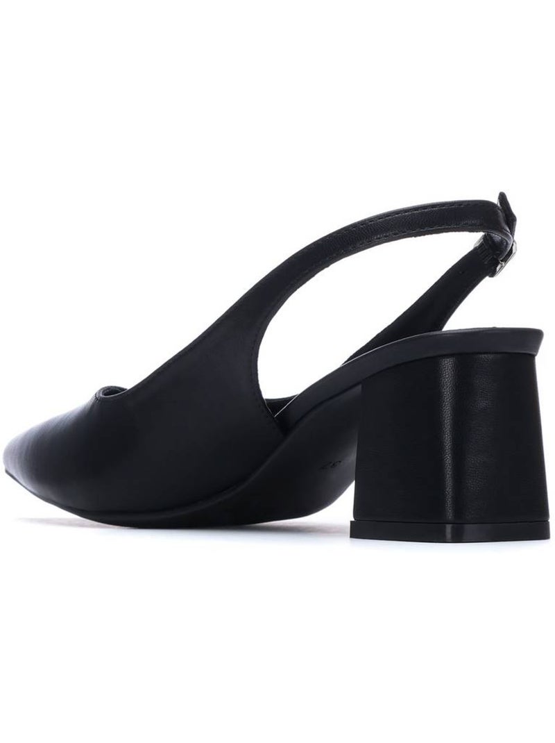 Escarpins femme ouverts à l’arrière Noir - Kiabi