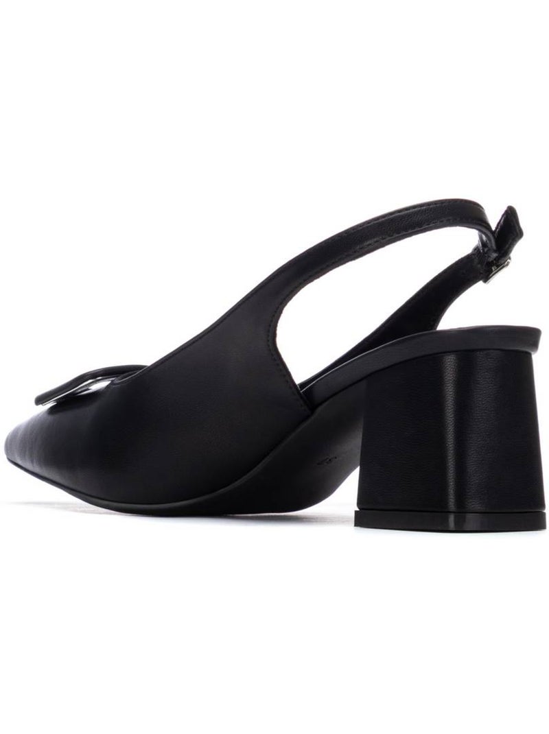 Escarpins femme ouverts à l’arrière Noir - Kiabi