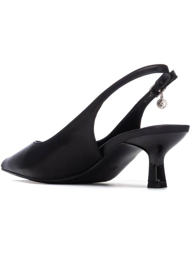 Escarpins femme ouverts à l’arrière Noir - Kiabi