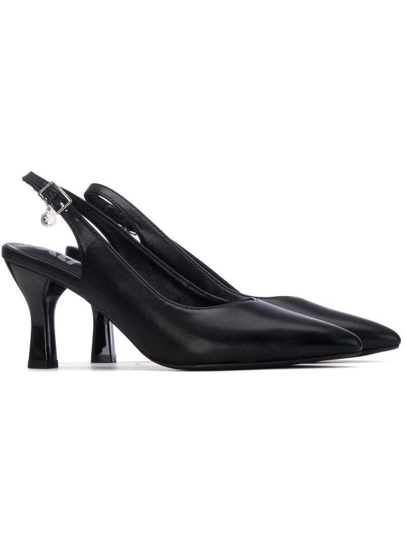 Escarpins femme ouverts à l’arrière Noir - Kiabi