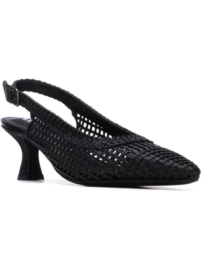 Escarpins femme ouverts à l’arrière Noir - Kiabi