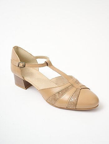 Escarpins largeur confort cuir - Afibel