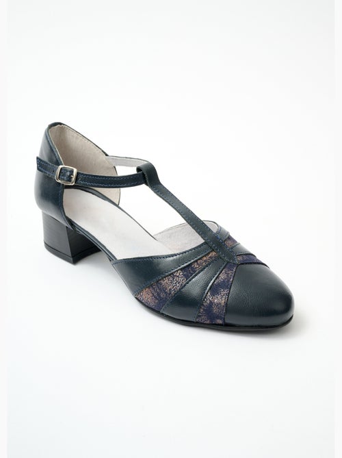 Escarpins largeur confort cuir - Afibel - Kiabi