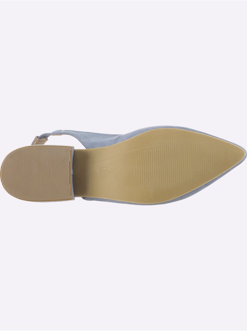 Escarpins Largeur Pied Normal - Taille Standard - Witt Bleu clair - Kiabi