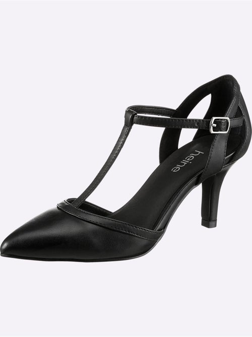 Escarpins Matière Synthétique Imitation Nappa - Taille Standard - helline - Kiabi