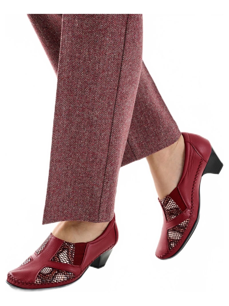 Escarpins montage intégral pieds sensibles - Afibel Rouge - Kiabi