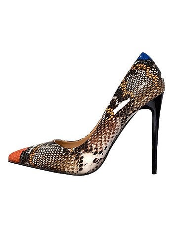 Escarpins motifs serpent Kebello