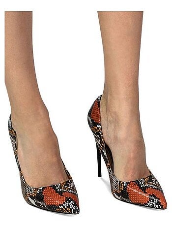 Escarpins motifs serpent Kebello