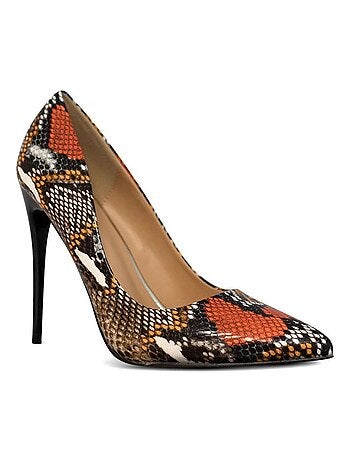 Escarpins motifs serpent Kebello