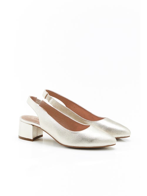 Escarpins ouverts à bout pointu - Damart - Kiabi