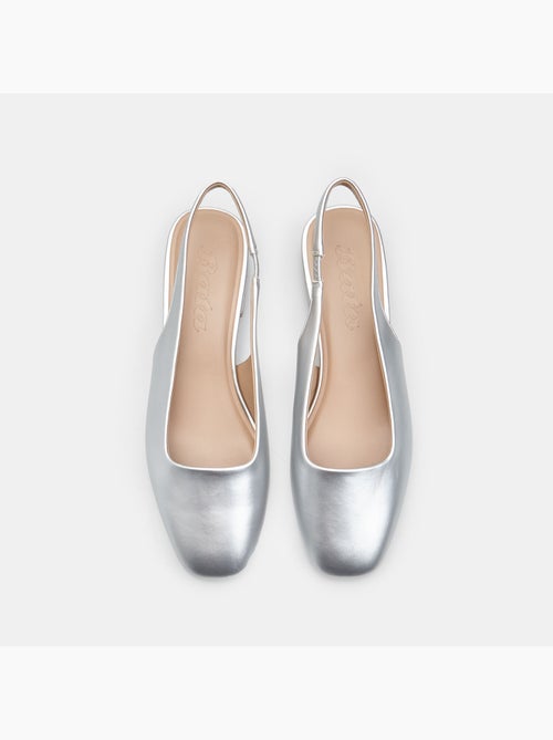 Escarpins slingback avec talon bloc - Kiabi