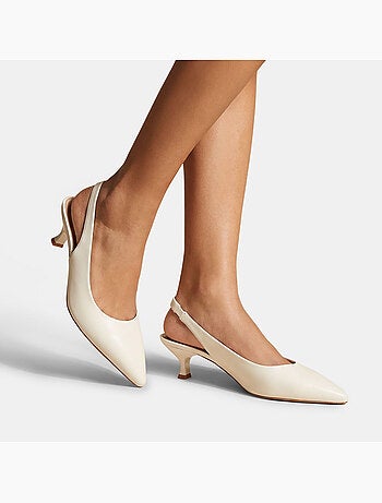 Escarpins slingback avec talon moyen