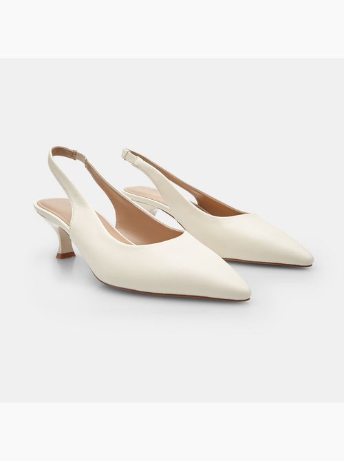 Escarpins slingback avec talon moyen - Kiabi