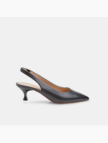 Escarpins slingback avec talon moyen