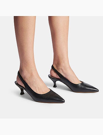 Escarpins slingback avec talon moyen