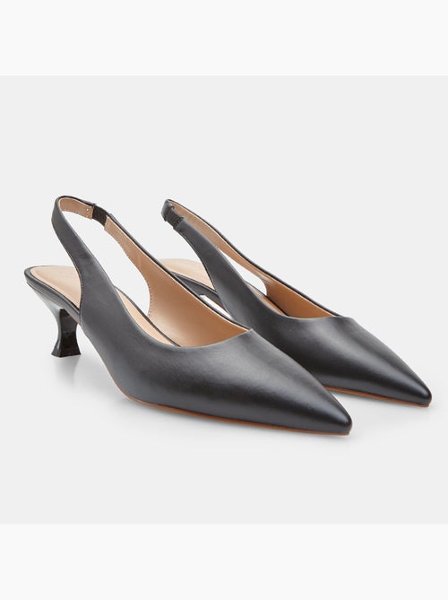 Escarpins slingback avec talon moyen - Kiabi