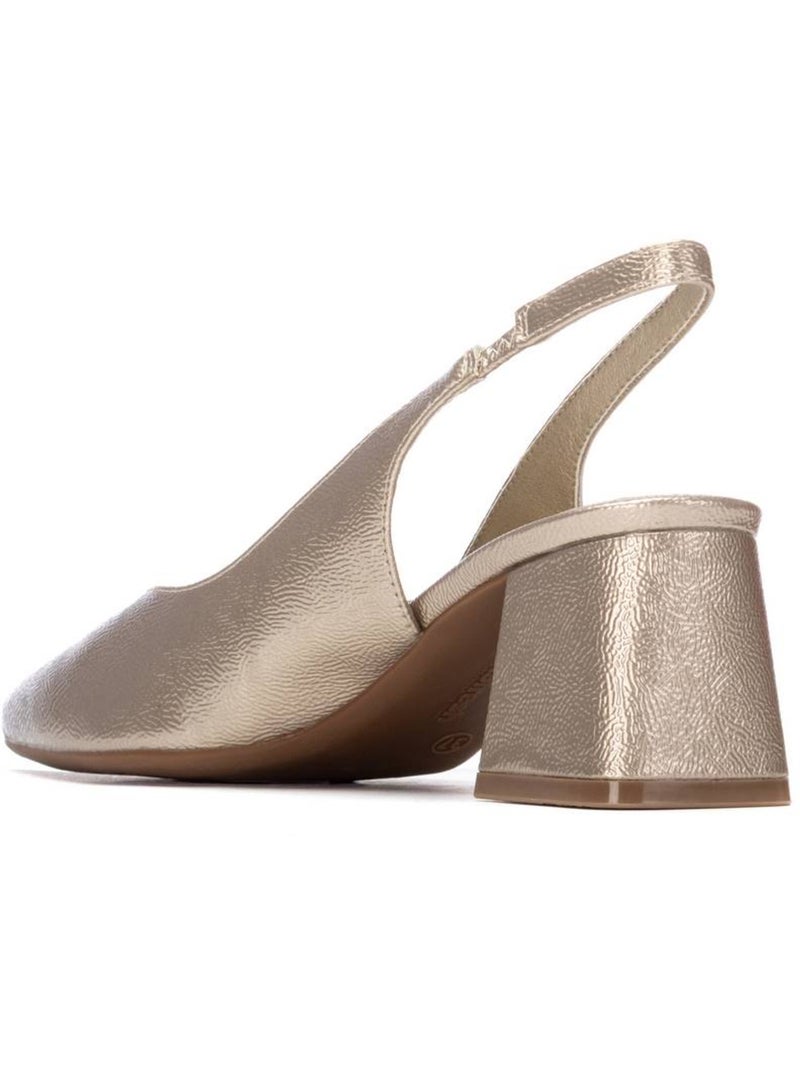 Escarpins slingback Doré/or - Kiabi