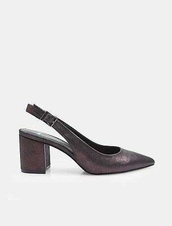 Escarpins Slingback en cuir BATA