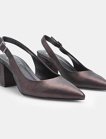 Escarpins Slingback en cuir BATA