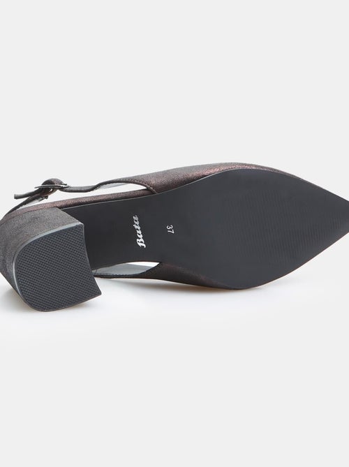 Escarpins Slingback en cuir BATA - Kiabi