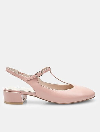 Escarpins slingback en cuir confortables BATA