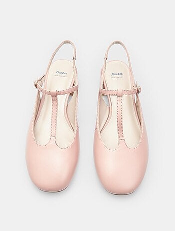 Escarpins slingback en cuir confortables BATA