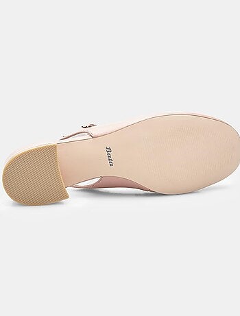 Escarpins slingback en cuir confortables BATA
