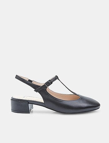 Escarpins slingback en cuir confortables BATA