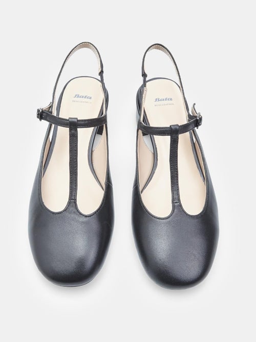 Escarpins slingback en cuir confortables  BATA - Kiabi