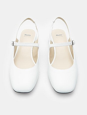 Escarpins slingback en cuir pour femme BATA