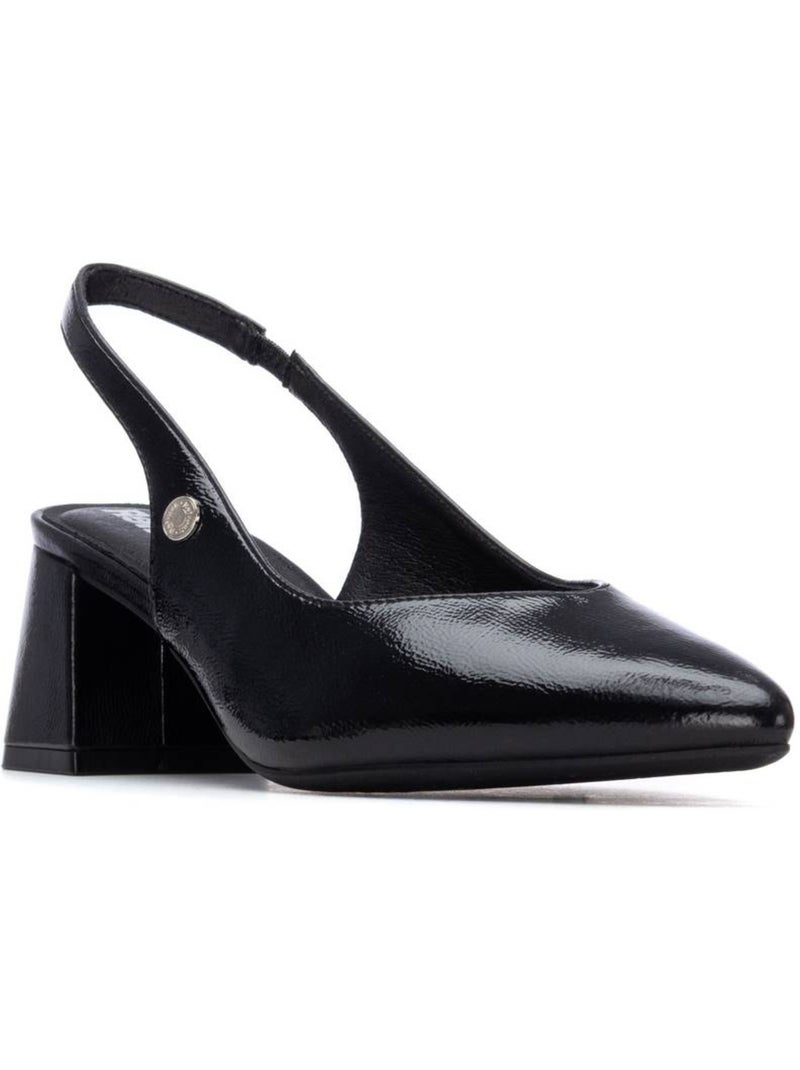 Escarpins slingback Noir - Kiabi