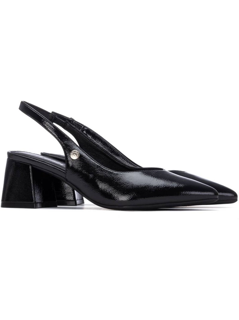 Escarpins slingback Noir - Kiabi