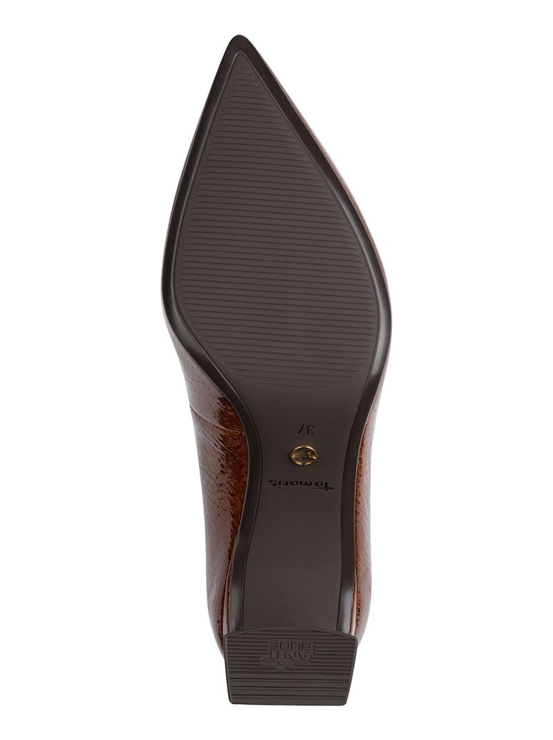 Escarpins Talon Tamaris Marron - Kiabi