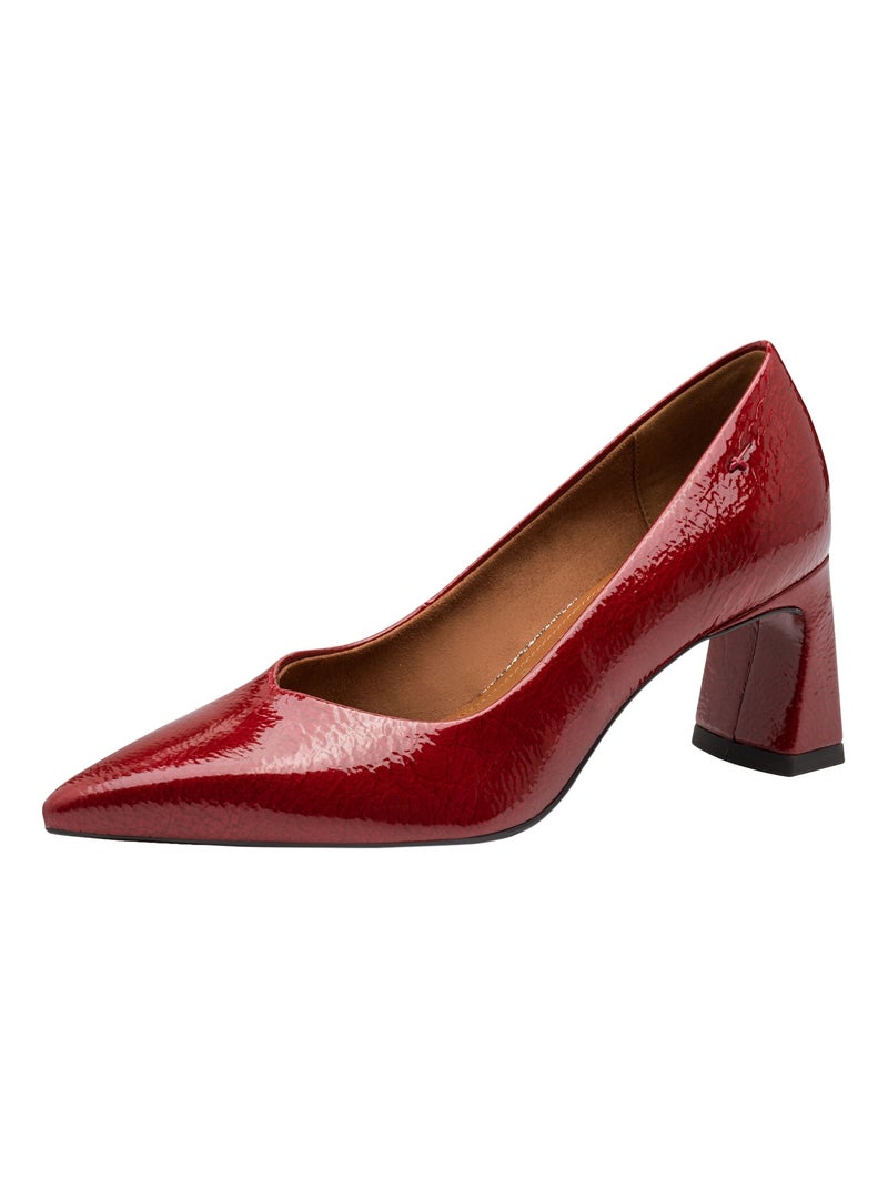 Escarpins talon tamaris Rouge - Kiabi