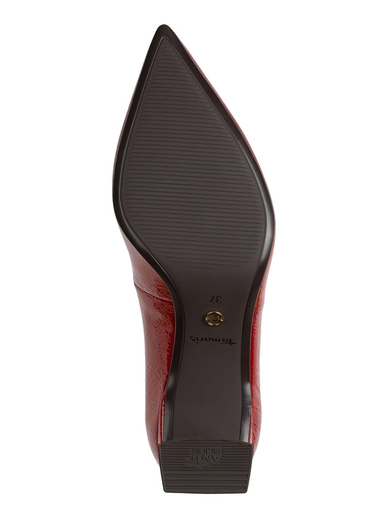 Escarpins talon tamaris Rouge - Kiabi