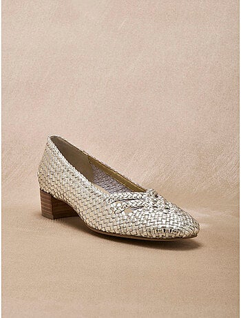 Escarpins tressés semelle confort - PEDICONFORT