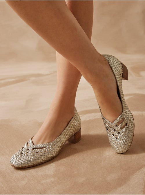 Escarpins tressés semelle confort - PEDICONFORT - Kiabi