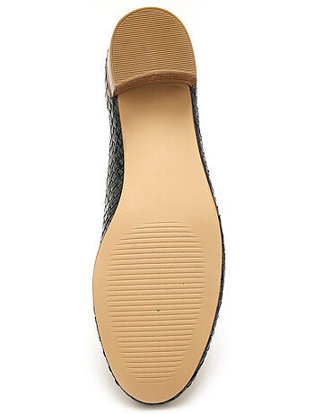 Escarpins tressés semelle confort