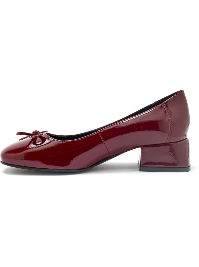 Escarpins vernis talon bloc - PEDICONFORT Bordeaux - Kiabi